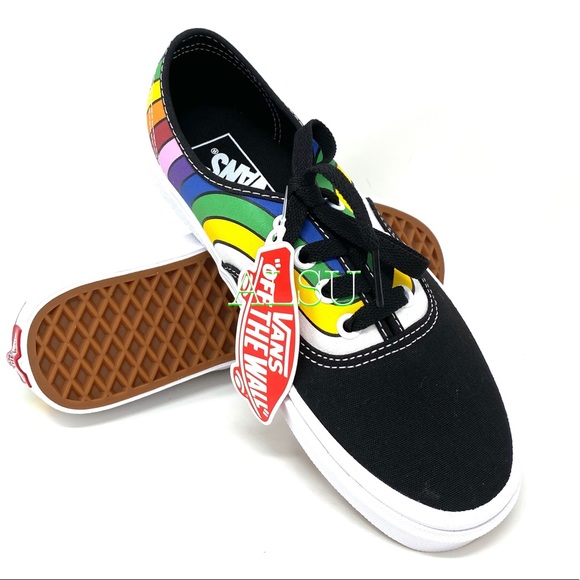 đź’–MEGA SALEđź’–VANS Refract Canvas Multi Womens Sneakers Pride LGBTQ VN0A2Z5IWN7 - Picture 8 of 10